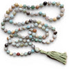 AMAZONITE HAND KNOTTED MALA