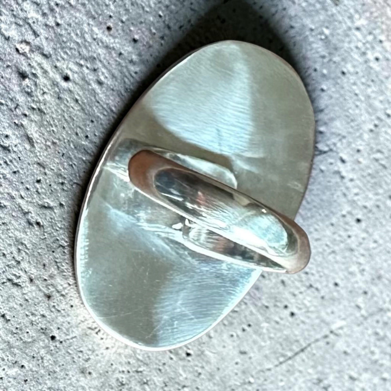 Rainbow Obsidian Sterling Silver Adjustable Ring