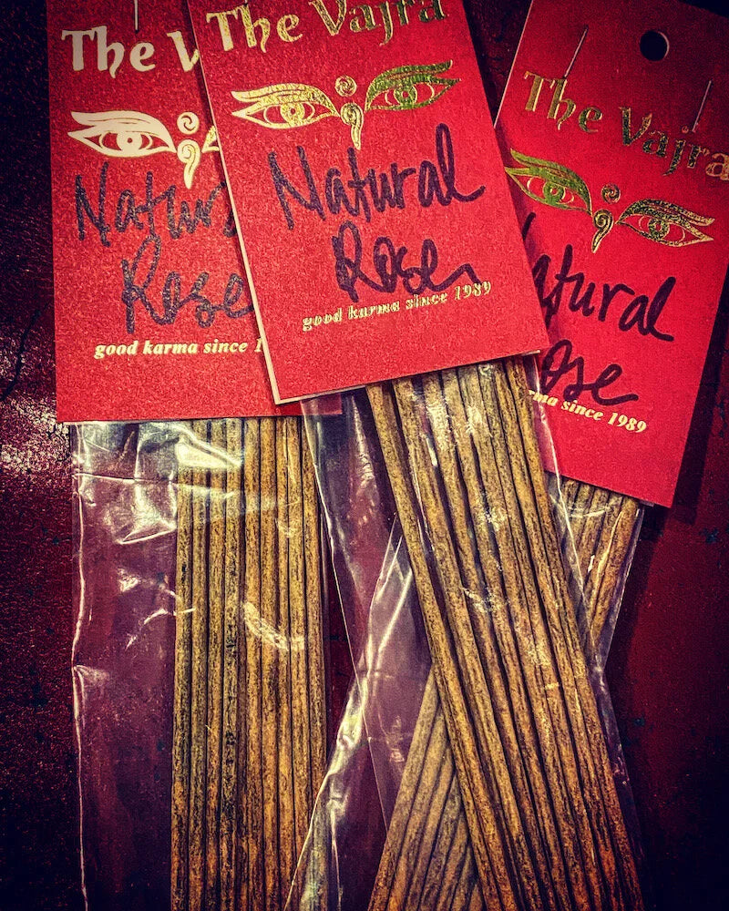 VAJRA NATURAL ROSE INCENSE